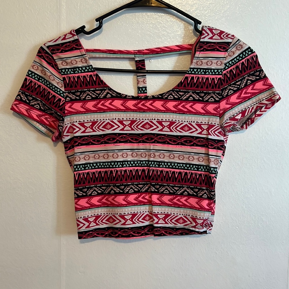 Open back crop top